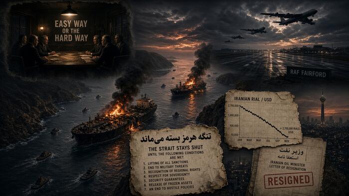 Iran Enters 'Decision Week' as Trump Weighs Easy Path Against Hard One, Tanker Attacks Spike and Rial Hits Record Low